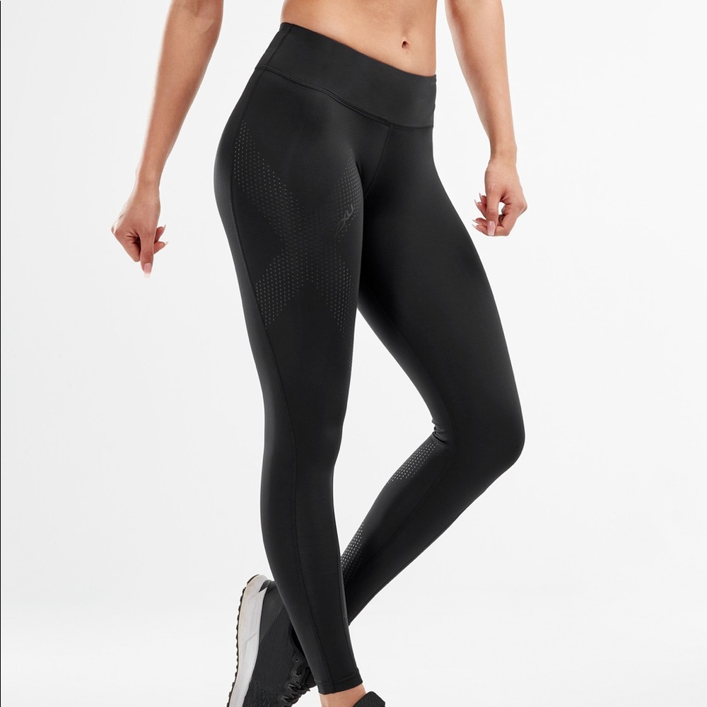 2XU Black Workout Compression Tights NEW